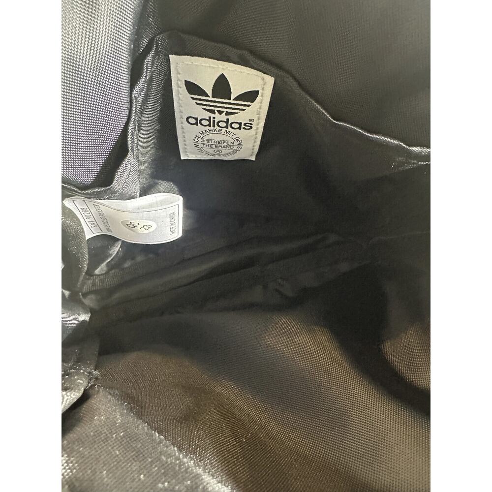 Adidas Large Festival Crossbody Bag Black Gold Trefoil Emblem Adjustable Unisex - Picture 6 of 11